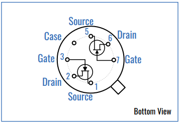 Solitron 2N3957/2N3958小信號JFET Solitron 2N3957/2N3958小信號JFET