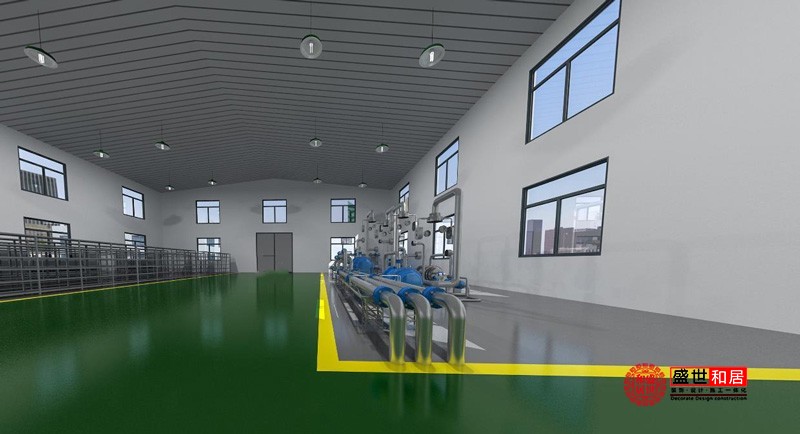 合肥廠房裝修設計：電子廠車間地面為什么大多都是綠色？